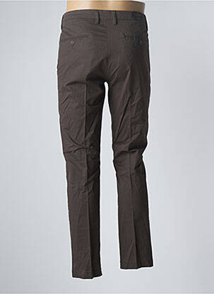 Pantalon chino tissage popeline taille normale marron DOPPELGÄNGER homme