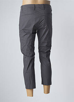 Pantalon 7/8 tissage popeline taille normale gris DOPPELGÄNGER homme