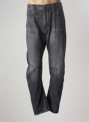 Jeans coupe droite effet usé taille normale noir G STAR homme