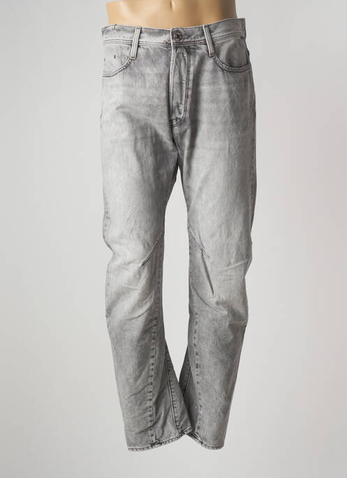 Jeans coupe droite fermeture boutonnée sur le devant taille normale gris G STAR homme