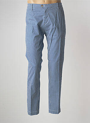 Pantalon chino tissage popeline taille normale bleu DOPPELGÄNGER homme