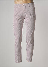 Pantalon chino tissage popeline taille normale marron DOPPELGÄNGER homme