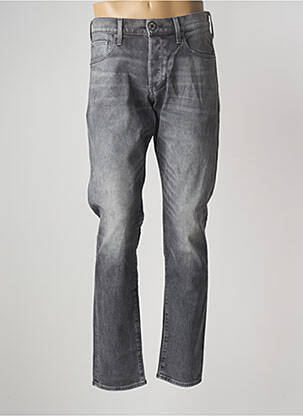 Jeans coupe droite fermeture boutonnée sur le devant taille normale gris G STAR homme
