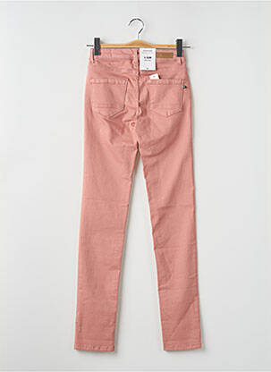 Jeans coupe slim slim taille basse rose BONOBO femme