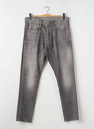 Jeans coupe droite sélection denim taille normale gris G STAR homme