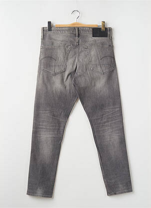 Jeans coupe droite sélection denim taille normale gris G STAR homme