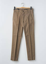 Pantalon chino tissage popeline taille normale vert DOPPELGÄNGER homme