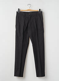 Pantalon chino tissage popeline taille normale noir DOPPELGÄNGER homme