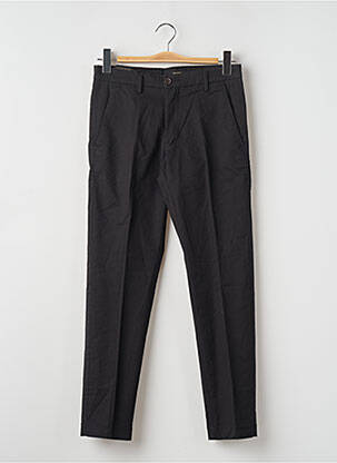 Pantalon chino tissage popeline taille normale noir DOPPELGÄNGER homme