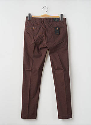 Pantalon chino tissage popeline taille normale marron DOPPELGÄNGER femme