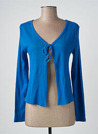 Gilet manches longues stretch bleu CACHE CACHE femme