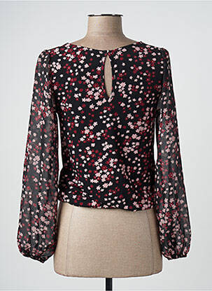 Blouse légère et transparente manches longues noir CACHE CACHE femme