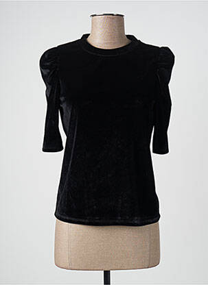 Top stretch manches 3/4 noir CACHE CACHE femme