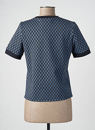 T-shirt stretch manches courtes bleu CACHE CACHE femme