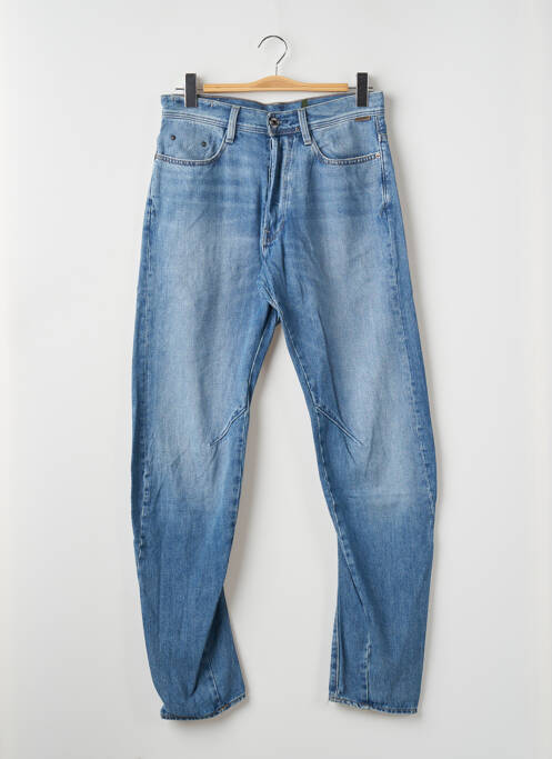 Jeans coupe slim fermeture boutonnée sur le devant taille haute bleu G STAR homme