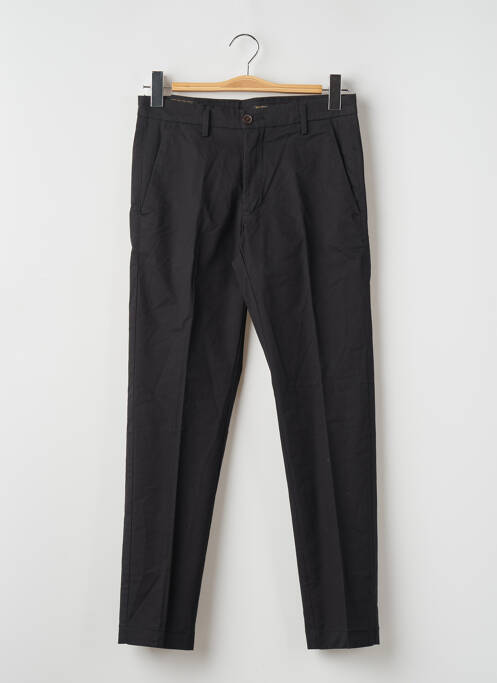 Pantalon chino tissage popeline taille normale noir DOPPELGÄNGER homme