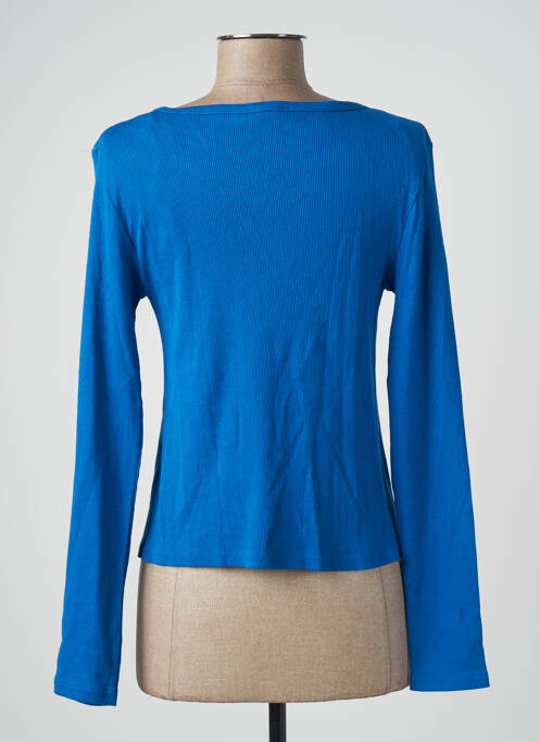 Gilet manches longues stretch bleu CACHE CACHE femme
