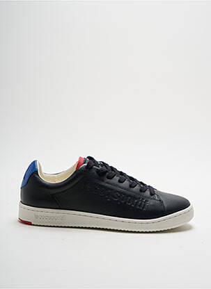 Baskets tissage satiné bout rond noir LE COQ SPORTIF homme