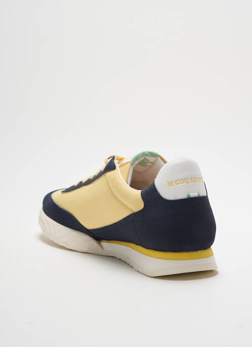 Baskets jaune LE COQ SPORTIF pour homme