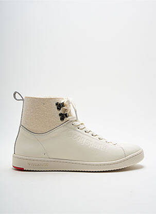 Baskets semelle amovible talon plat jusqu'à 3cm beige LE COQ SPORTIF femme