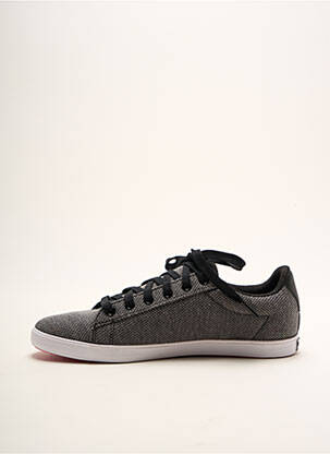 Baskets bout rond talon plat jusqu'à 3cm gris LE COQ SPORTIF femme