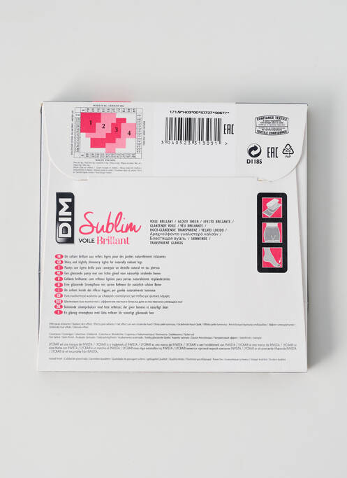 Collants noir DIM pour femme