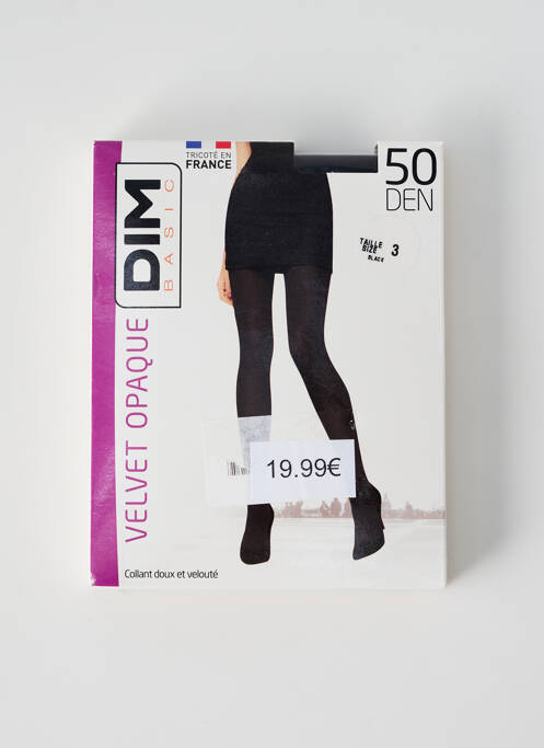 Collants noir DIM pour femme