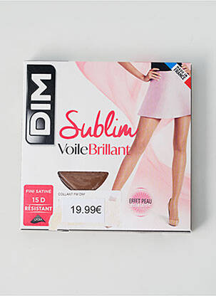 Collants tissage voile chair DIM femme