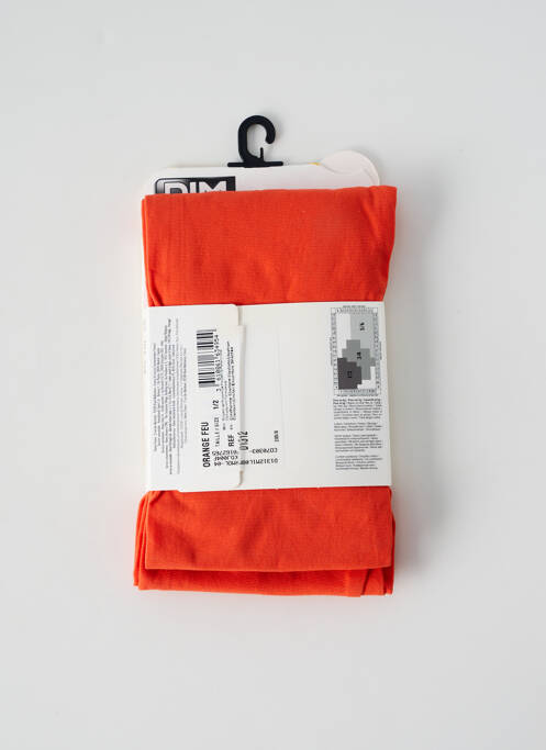 Collants orange DIM femme