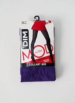 Collants bas/collant violet DIM femme