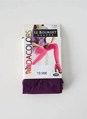 Collants violet LE BOURGET pour femme