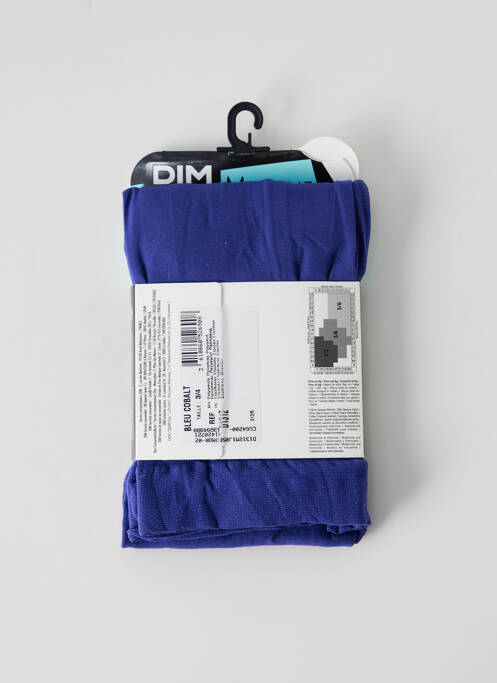 Collants bleu DIM pour femme