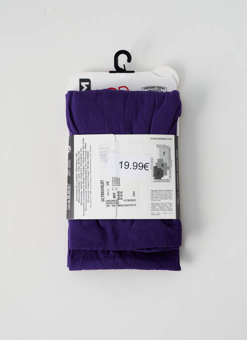 Collants violet DIM pour femme