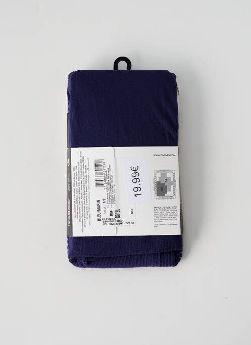 Collants bleu DIM pour femme