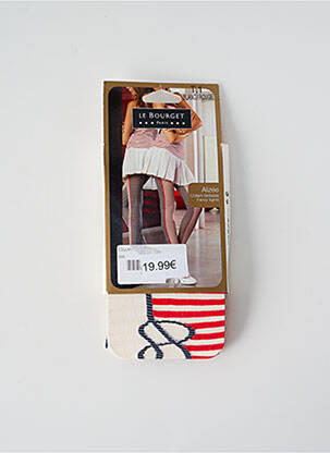 Collants bas/collant rouge LE BOURGET femme