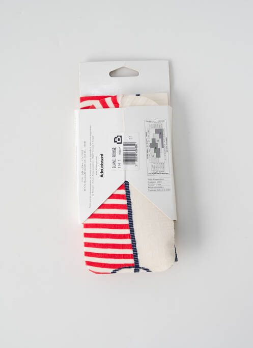 Collants rouge LE BOURGET pour femme