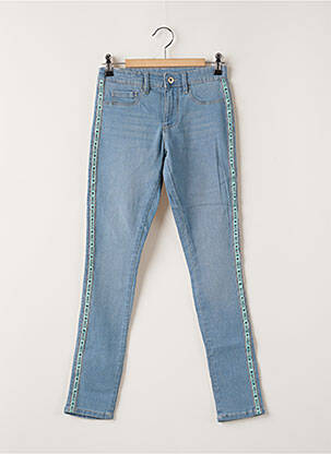 Jeans skinny stretch taille ajustable bleu STOOKER fille