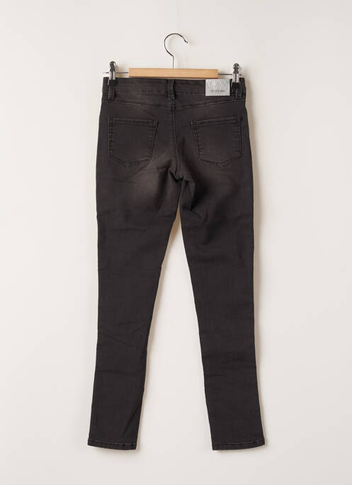 Jeans skinny stretch taille à pinces noir STOOKER fille