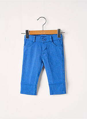 Pantalon slim poches taille ajustable bleu J.O MILANO garçon