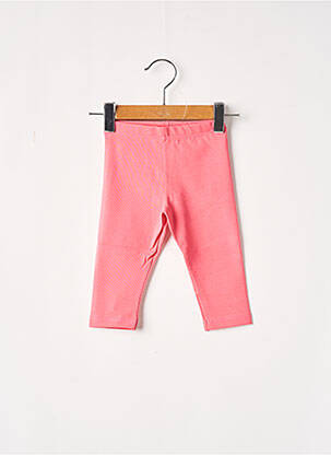 Legging tissage jersey taille élastique rose J.O MILANO fille