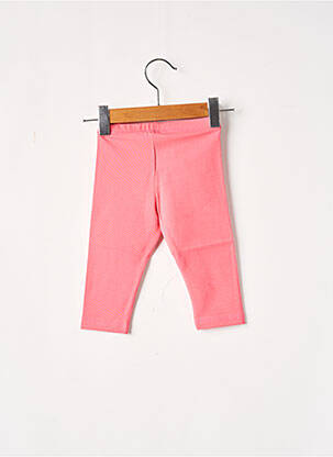 Legging tissage jersey taille élastique rose J.O MILANO fille