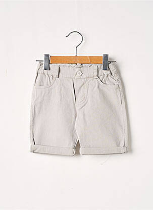 Bermuda poches taille ajustable gris J.O MILANO garcon