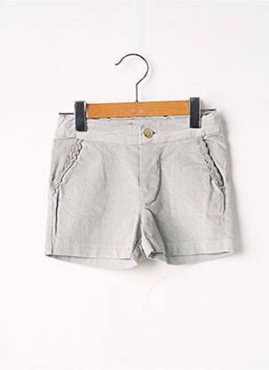 Short stretch taille ajustable gris J.O MILANO fille