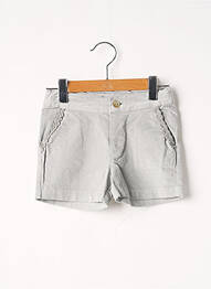 Short stretch taille ajustable gris J.O MILANO fille
