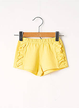 Short stretch taille élastique jaune J.O MILANO fille