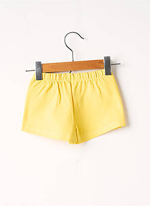 Short stretch taille élastique jaune J.O MILANO fille