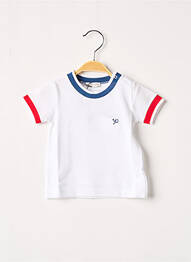 T-shirt coupe droite manches courtes blanc J.O MILANO garcon