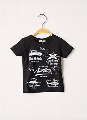 T-shirt imprimé fantaisie manches courtes noir J.O MILANO garçon