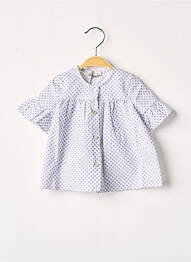 Chemisier manches courtes manches courtes blanc J.O MILANO fille