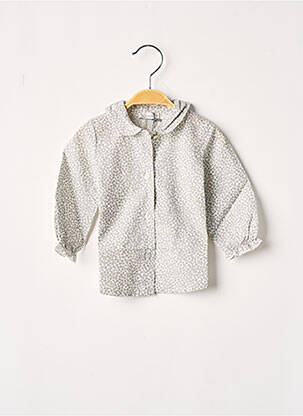 Chemisier poignets poignets élastiqués manches longues gris J.O MILANO fille